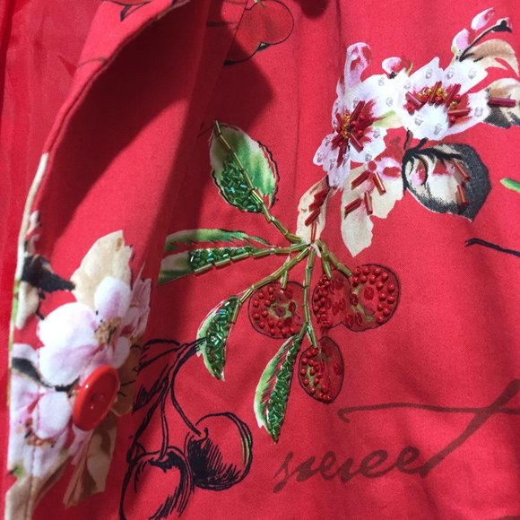 VINTAGE NANCY BOLEN PRINTED JACKETS SIZE 14 - Picture 6 of 9